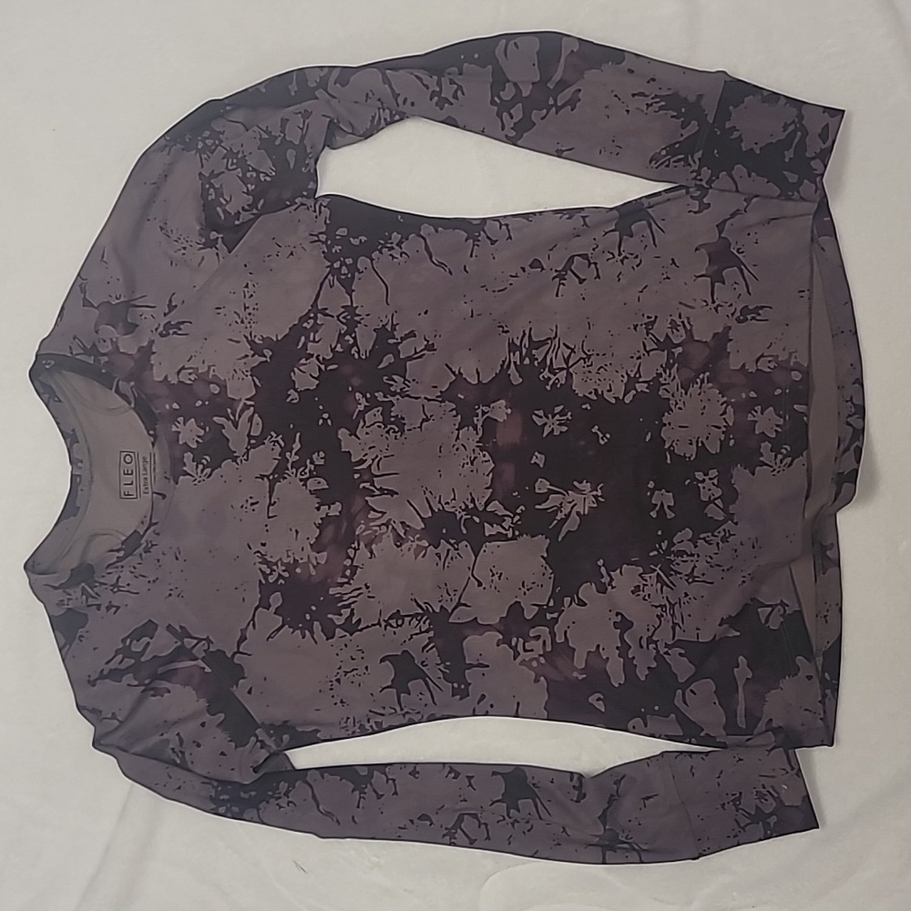 👾 Fleo Purple Marble Foundation Long Sleeve - Picture 4 of 9